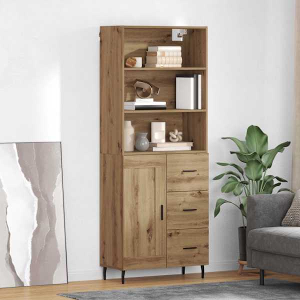 Kõrgushein 2 tk Käsitööpuu 69,5 × 32,5 × 180 cm Tehispuit