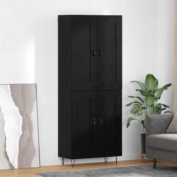 Kõrgushein Must tamm 69,5 × 34 × 180 cm Tehispuit