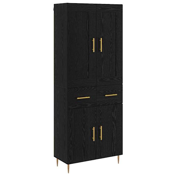 Kõrgushein Must tamm 69,5 × 34 × 180 cm Tehispuit