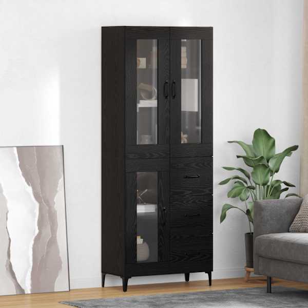 Kõrgushein Must tamm 69,5 × 34 × 180 cm Tehispuit