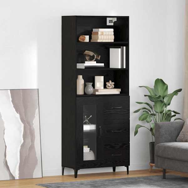 Kõrgushein Must tamm 69,5 × 34 × 180 cm Tehispuit