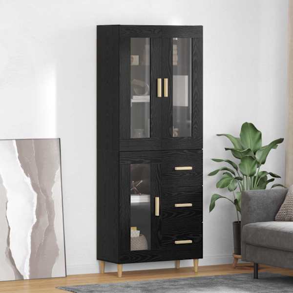 Kõrgushein Must tamm 69,5 × 34 × 180 cm Tehispuit
