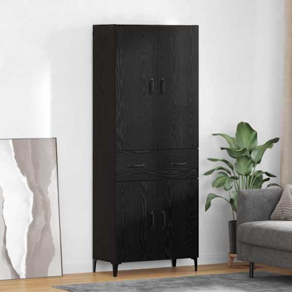 Kõrgushein Must tamm 69,5 × 34 × 180 cm Tehispuit