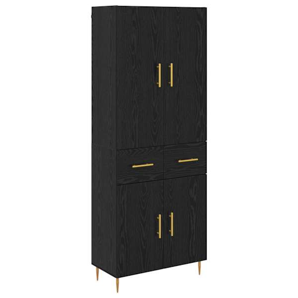 Kõrgushein Must tamm 69,5 × 34 × 180 cm Tehispuit
