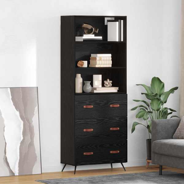 Kõrgushein Must tamm 69,5 × 34 × 180 cm Tehispuit