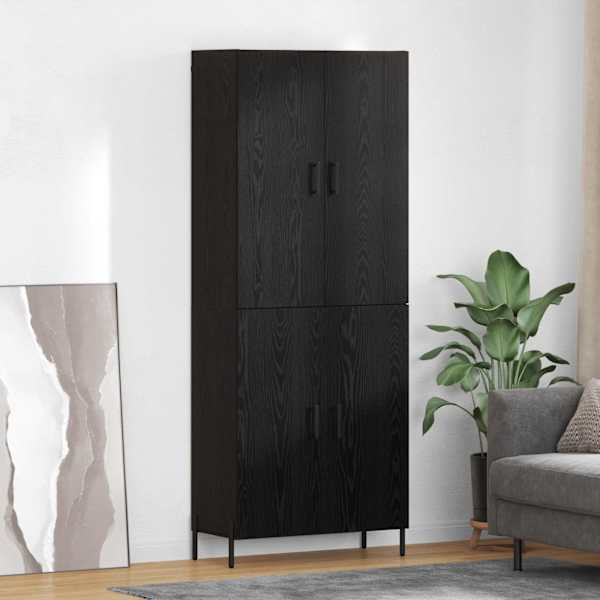 Kõrgushein Must tamm 69,5 × 34 × 180 cm Tehispuit