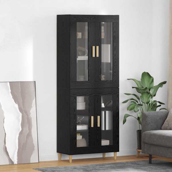 Kõrgushein Must tamm 69,5 × 34 × 180 cm Tehispuit
