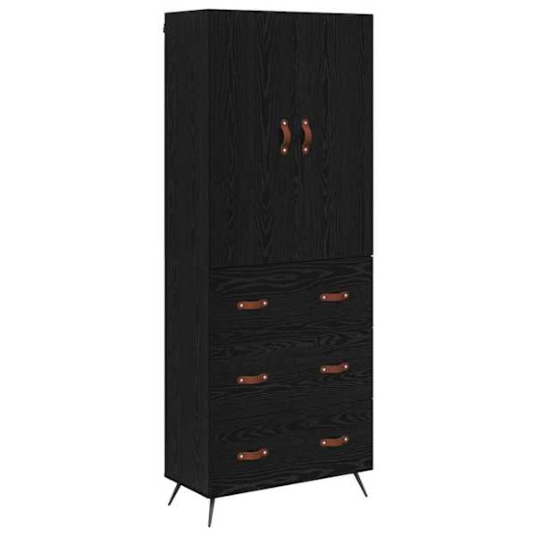 Kõrgushein Must tamm 69,5 × 34 × 180 cm Tehispuit