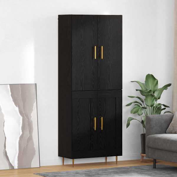 Kõrgushein Must tamm 69,5 × 34 × 180 cm Tehispuit