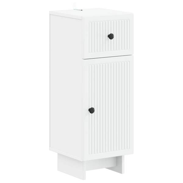 Vannitoa hoiukapp EDE Valge 30 × 31 × 80 cm Tehispuit