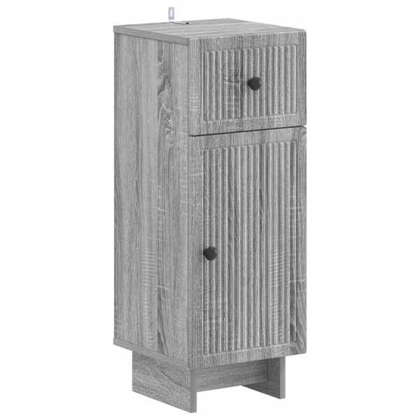 Vannitoa hoiukapp EDE Hall Sonoma 30 × 31 × 80 cm Tehispuit