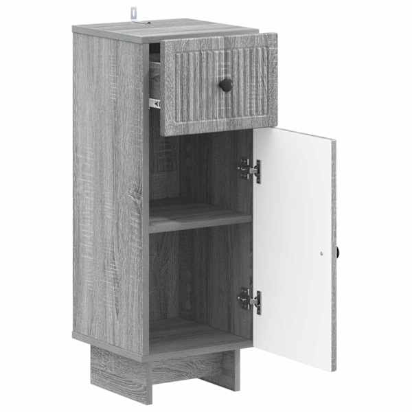 Vannitoa hoiukapp EDE Hall Sonoma 30 × 31 × 80 cm Tehispuit