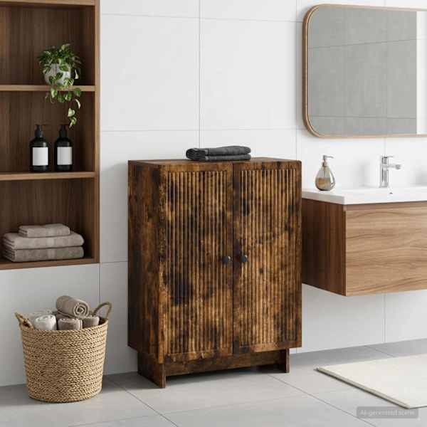 Vannitoa hoiukapp EDE Suitsutatud tamm 59,5 × 31 × 80 cm