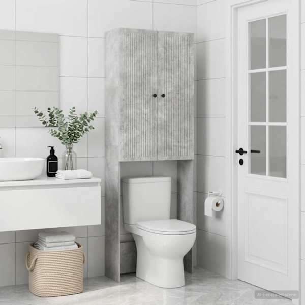 Tualettkabinet EDE Betoonhall 66 × 25,5 × 190 cm Tehispuit