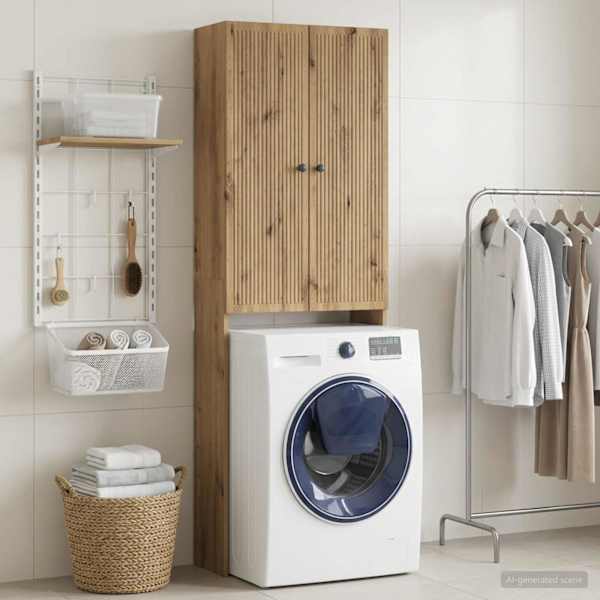 Tualettkabinet EDE Artisan tamm 66 × 25,5 × 190 cm Tehispuit