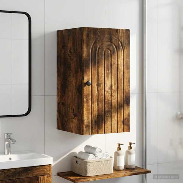 Vannitoa seinakapp ALKMAAR Suitsutatud tamm 30 × 31 × 59 cm