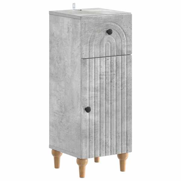 Vannitoa hoiukapp ALKMAAR Betoonhall 30 × 31 × 80 cm Tehispuit
