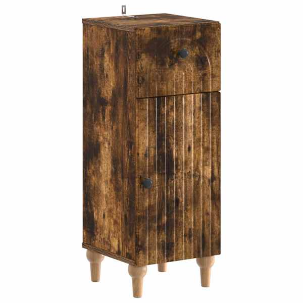Vannitoa hoiukapp ALKMAAR Suitsutatud tamm 30 × 31 × 80 cm