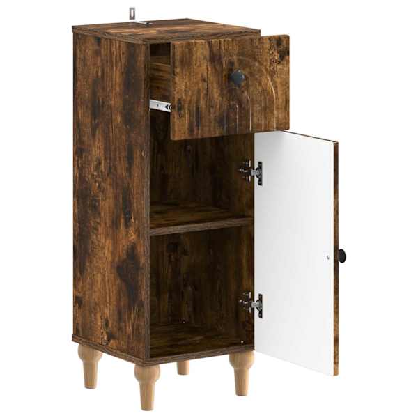 Vannitoa hoiukapp ALKMAAR Suitsutatud tamm 30 × 31 × 80 cm