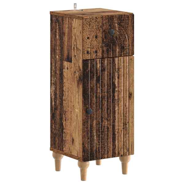 Vannitoa hoiukapp ALKMAAR Vana puit 30 × 31 × 80 cm Tehispuit