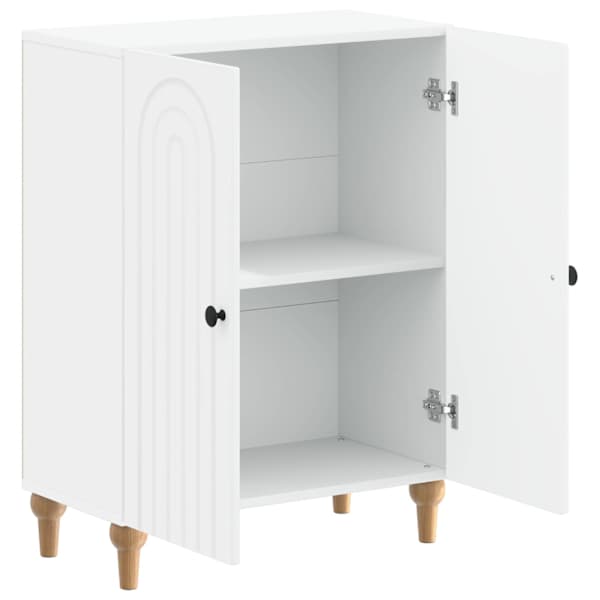 Vannitoa hoiukapp ALKMAAR Valge 59,5 × 31 × 80 cm Tehispuit