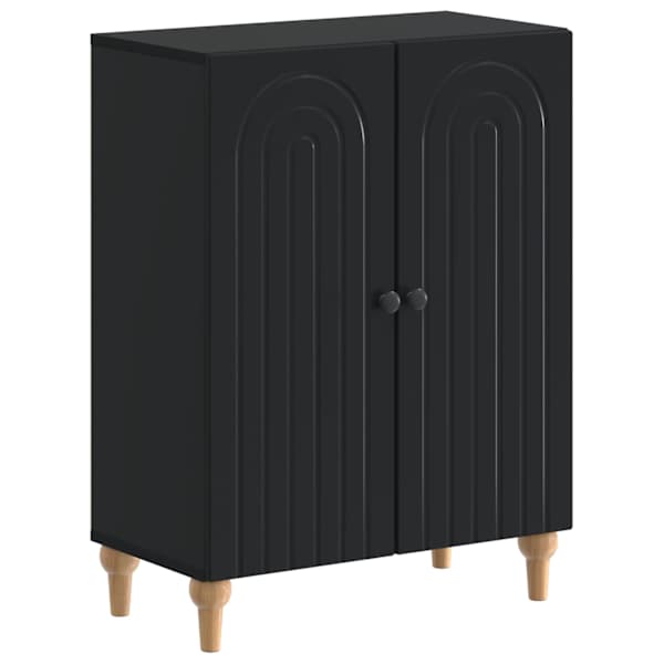 Vannitoa hoiukapp ALKMAAR Must 59,5 × 31 × 80 cm Tehispuit