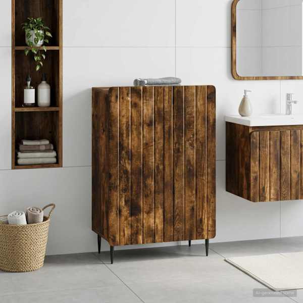 Vannitoa hoiukapp ZWOLLE Suitsutatud tamm 59,5 × 31 × 79,5 cm