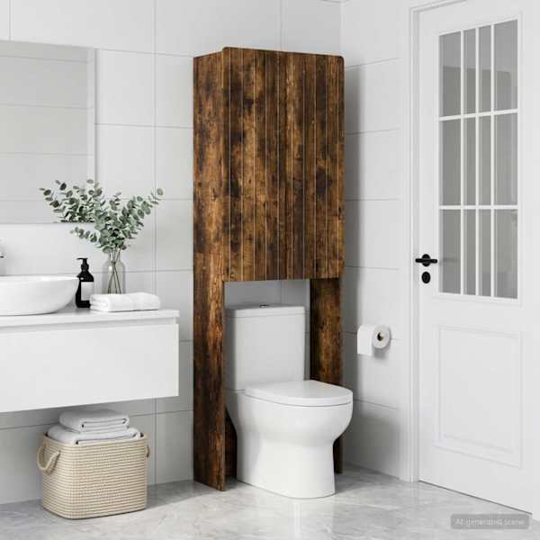 Tualettkabinet ZWOLLE Suitsutatud tamm 66 × 25,5 × 190 cm