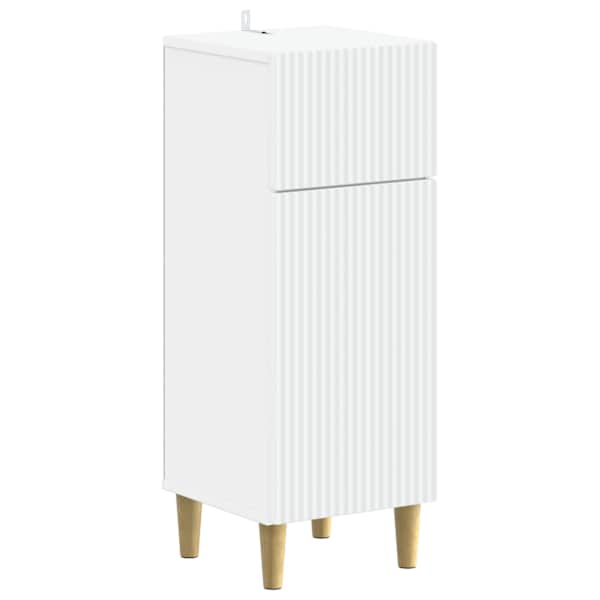 Vannitoa hoiukapp ARNHEM Valge 30 × 31 × 80 cm Tehispuit