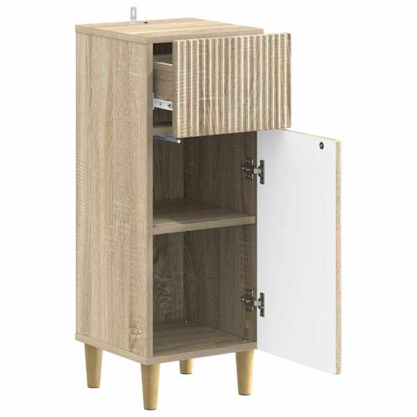 Vannitoa hoiukapp ARNHEM Sonoma tamm 30 × 31 × 80 cm Tehispuit