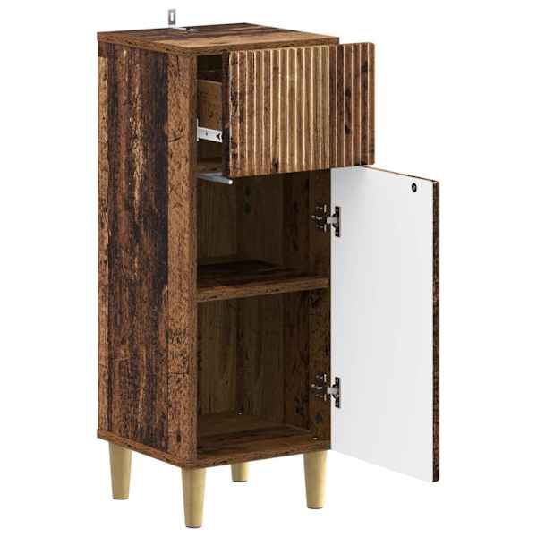 Vannitoa hoiukapp ARNHEM Vana puit 30 × 31 × 80 cm Tehispuit