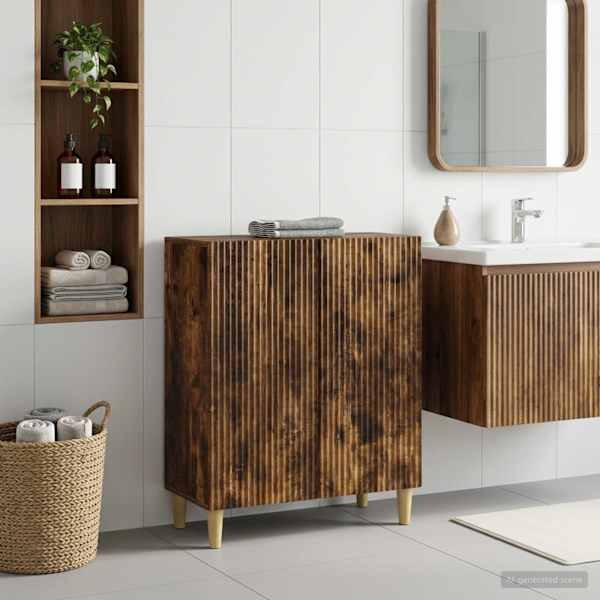 Vannitoa hoiukapp ARNHEM Suitsutatud tamm 59,5 × 31 × 80 cm