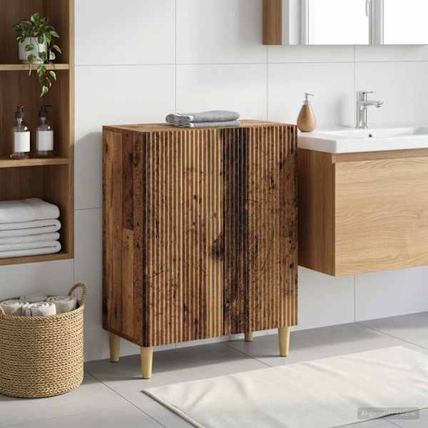 Vannitoa hoiukapp ARNHEM Vana puit 59,5 × 31 × 80 cm Tehispuit