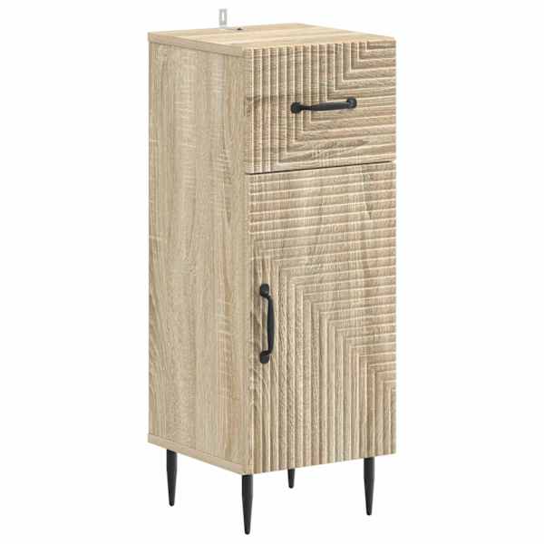 Vannitoa hoiukapp HAARLEM Sonoma tamm 30 × 31 × 80 cm Tehispuit