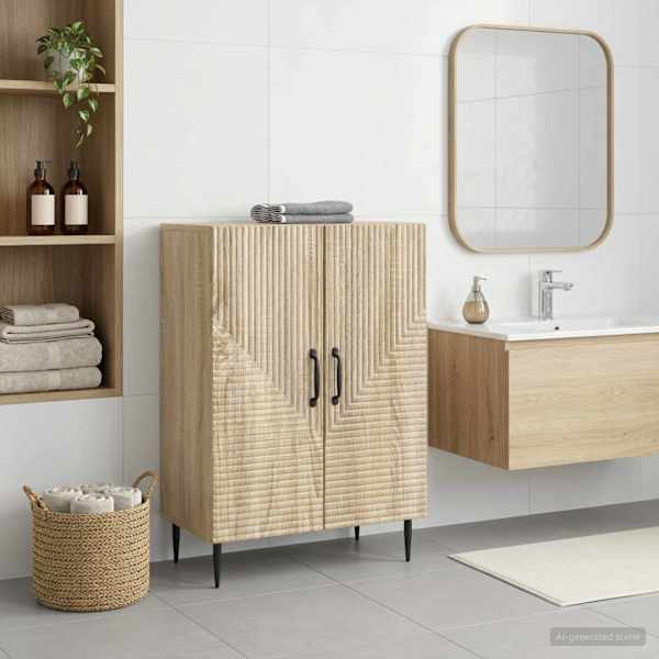 Vannitoa hoiukapp HAARLEM Sonoma tamm 59,5 × 31 × 80 cm