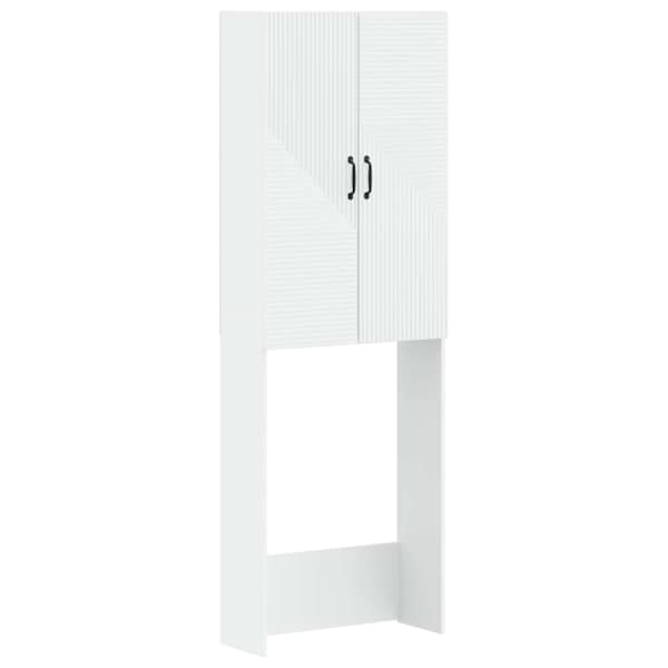 Tualettkabinet HAARLEM Valge 66 × 25,5 × 190 cm Tehispuit