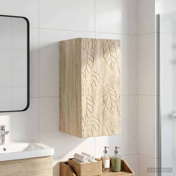 Vannitoa seinakapp DELFT Sonoma tamm 30 × 31 × 59 cm Tehispuit