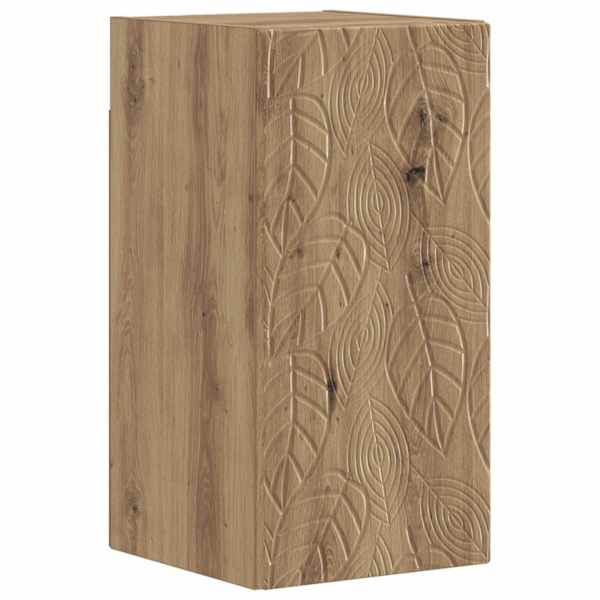 Vannitoa seinakapp DELFT Artisan tamm 30 × 31 × 59 cm Tehispuit