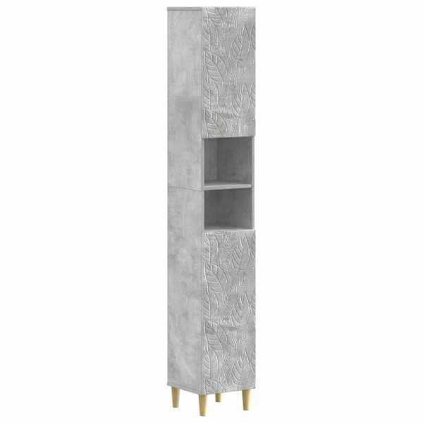 Vannitoa kapp avatud riiuliga DELFT Betoonhall 30 × 31 × 190 cm