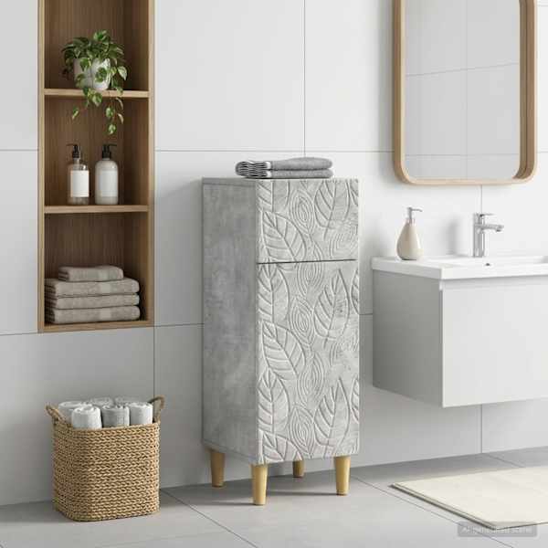 Vannitoa hoiukapp DELFT Betoonhall 30 × 31 × 80 cm Tehispuit