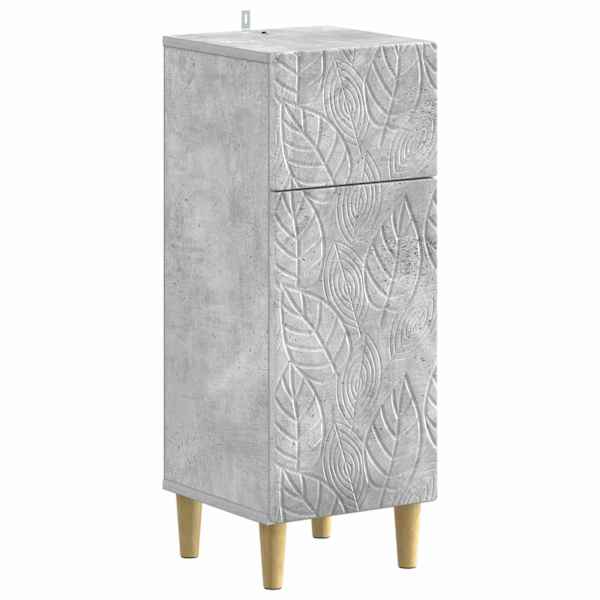 Vannitoa hoiukapp DELFT Betoonhall 30 × 31 × 80 cm Tehispuit