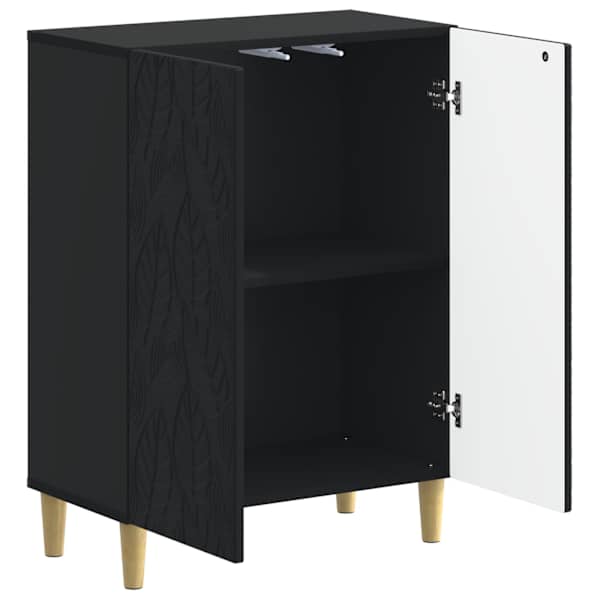 Vannitoa hoiukapp DELFT Must 59,5 × 31 × 80 cm Tehispuit