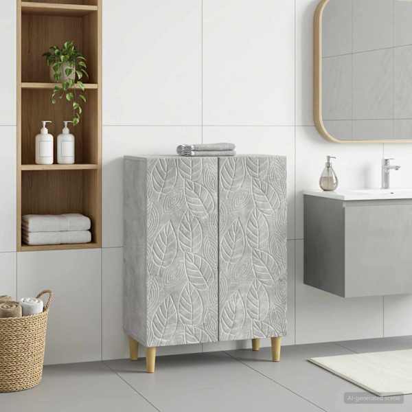 Vannitoa hoiukapp DELFT Betoonhall 59,5 × 31 × 80 cm Tehispuit