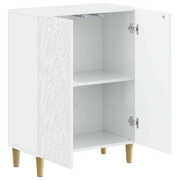Vannitoa hoiukapp DELFT Kõrgläikega valge 59,5 × 31 × 80 cm