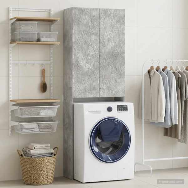 Tualettkabinet DELFT Betoonhall 66 × 25,5 × 190 cm Tehispuit