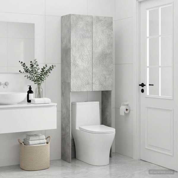 Tualettkabinet DELFT Betoonhall 66 × 25,5 × 190 cm Tehispuit