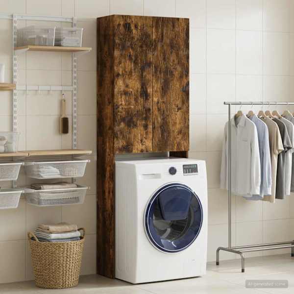 Tualettkabinet DELFT Suitsutatud tamm 66 × 25,5 × 190 cm