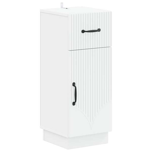 Vannitoa hoiukapp HOORN Valge 30 × 31 × 77 cm Tehispuit