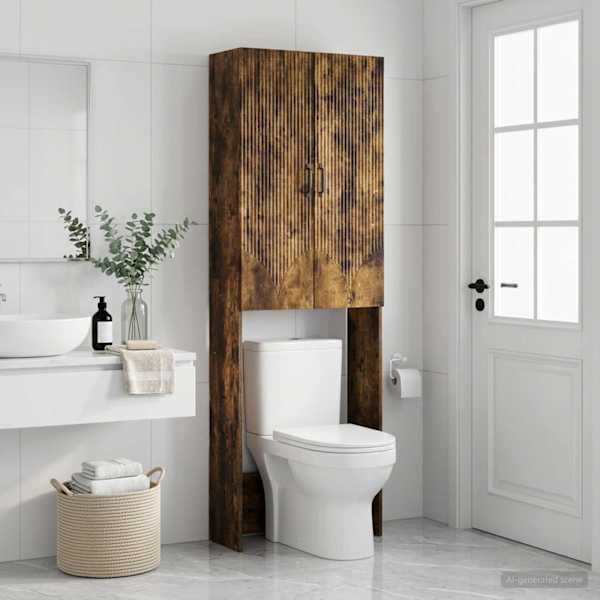 Tualettkabinet HOORN Suitsutatud tamm 66 × 25,5 × 190 cm