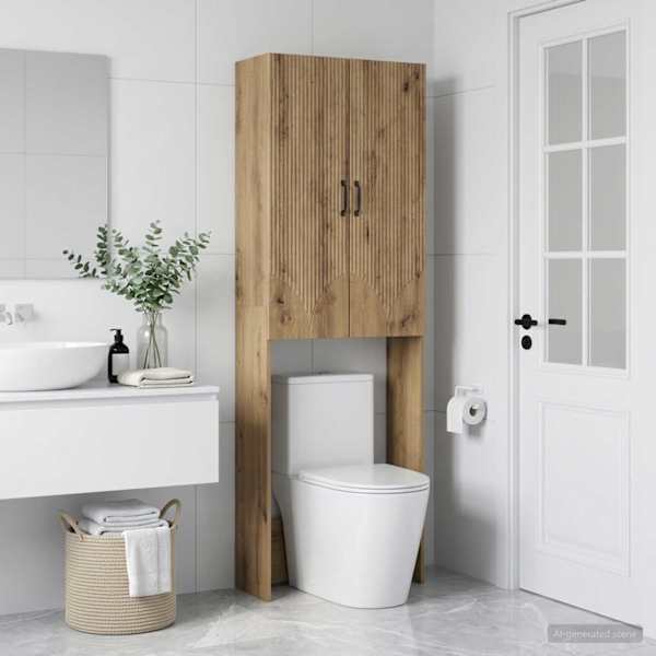 Tualettkabinet HOORN Artisan tamm 66 × 25,5 × 190 cm Tehispuit